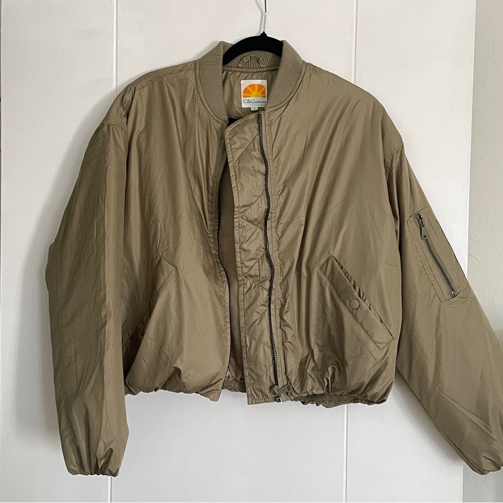 C&C California Lightweight Puffer Bomber Jacket